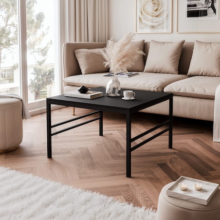 Stolik kawowy CZARNY 60cm FORMA