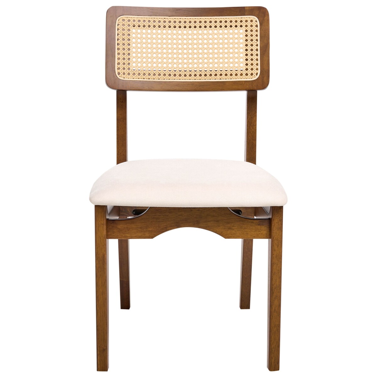 Zestaw 2 krzeseł do jadalni RUBONIA Drewno Ciemnobrązowy