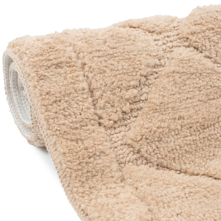 Zestaw 2szt Dywanik łazienkowy Soft 40x60 cm antypoślizgowy beżowy