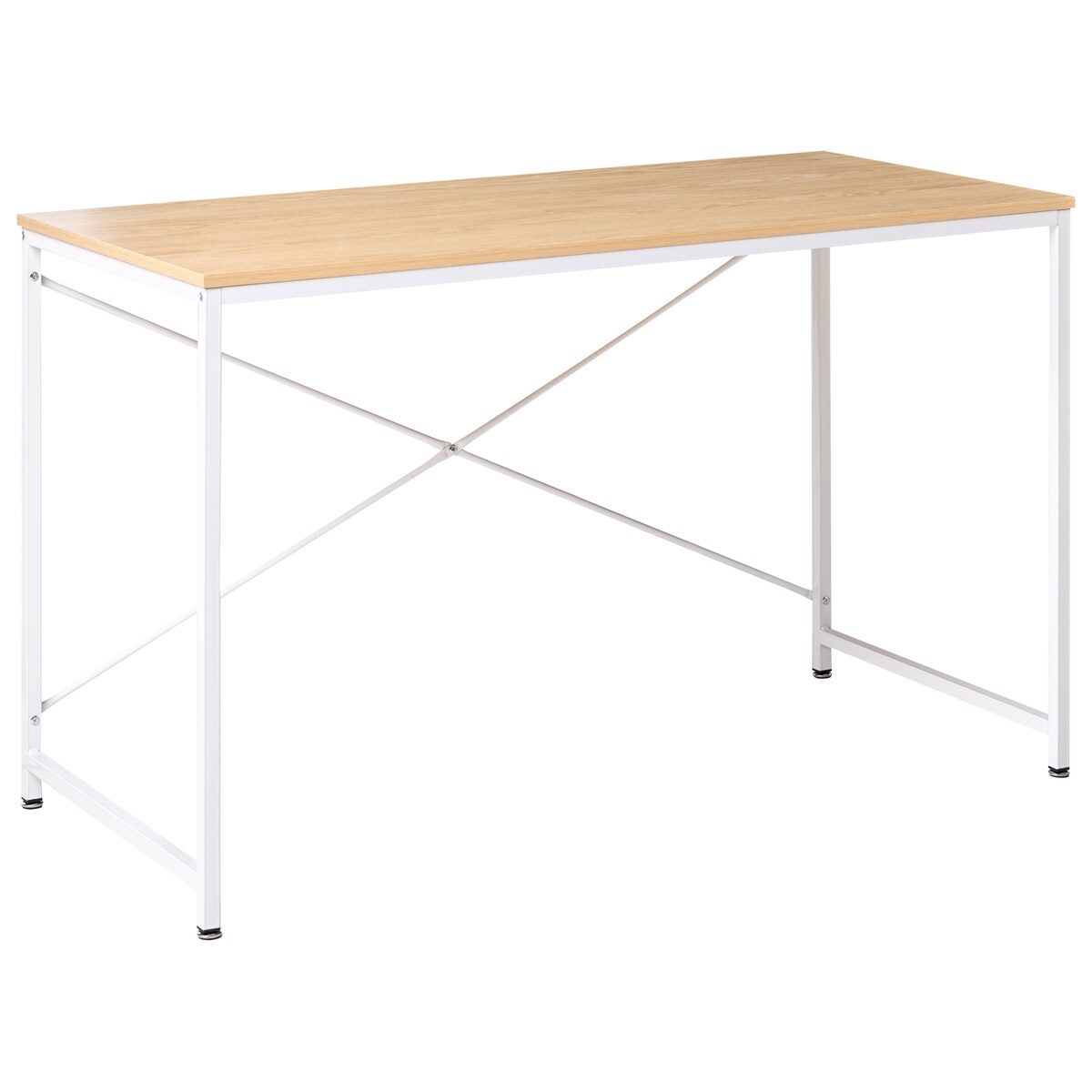 Biurko ANDASTE Jasny brąz/ biały 120 cm 60 cm