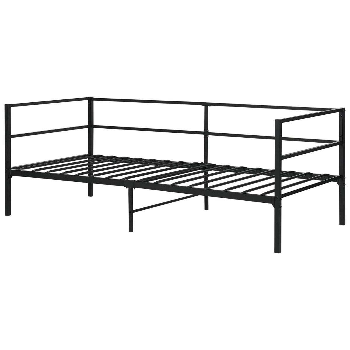 Łóżko Metal BATTUT 90 x 200 cm Czarny