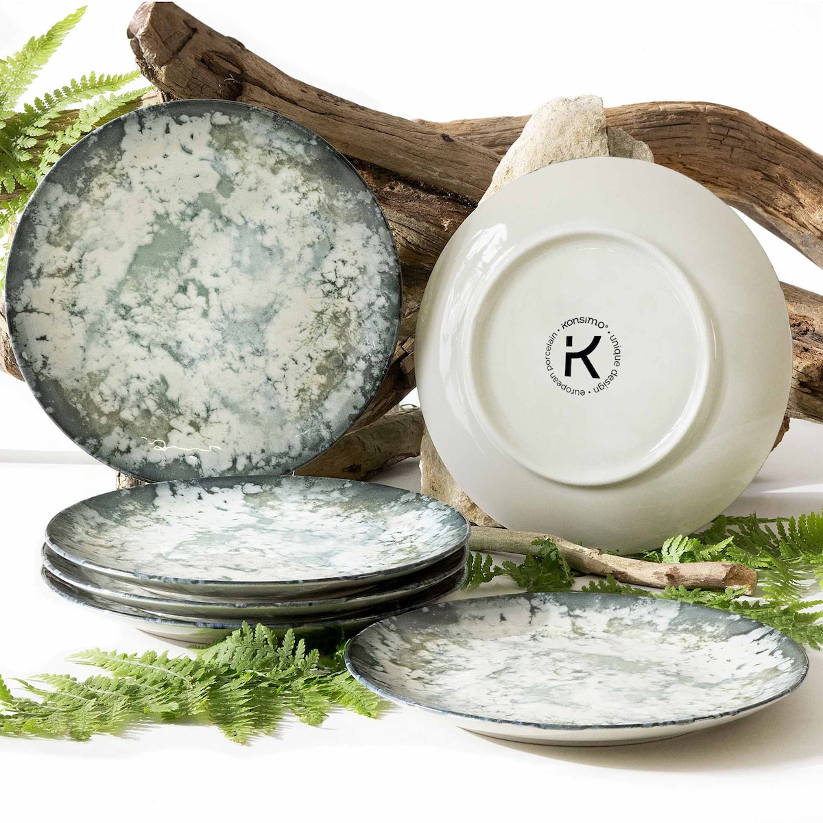 Talerz deserowy 6 szt. FINGO