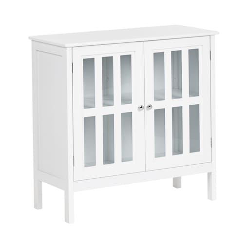 Witryna MIRAM Drewno 80 cm 36 cm Biały