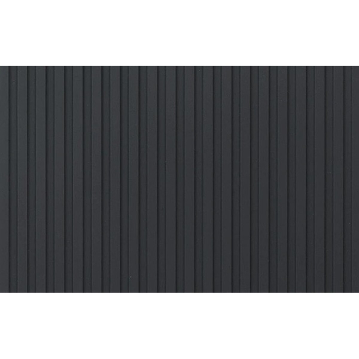 Szafa przesuwna ryflowana 200 z lustrem do przedpokoju- czarna