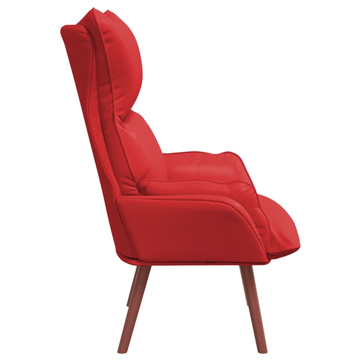vidaXL Fotel relaksacyjny Czerwony 69 x 74 x 93 cm Skóra syntetyczna
