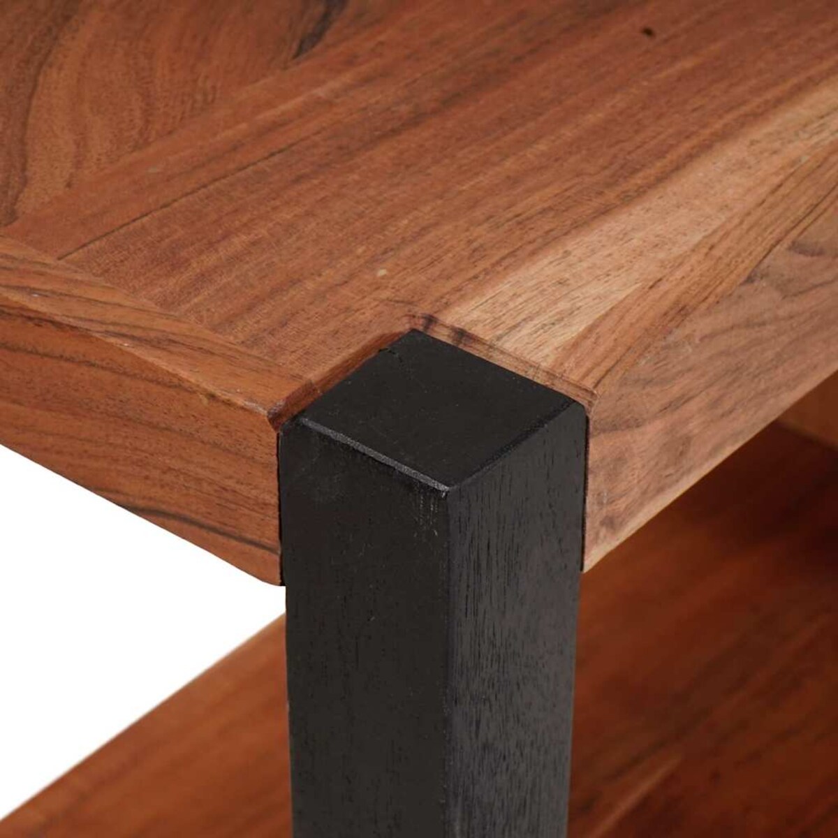 vidaXL Półka na książki Brązowy 50 x 30 x 75 cm Lite drewno akacjowe