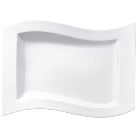 Talerz płaski, prostokątny NewWave, 33 x 24 cm, Villeroy & Boch