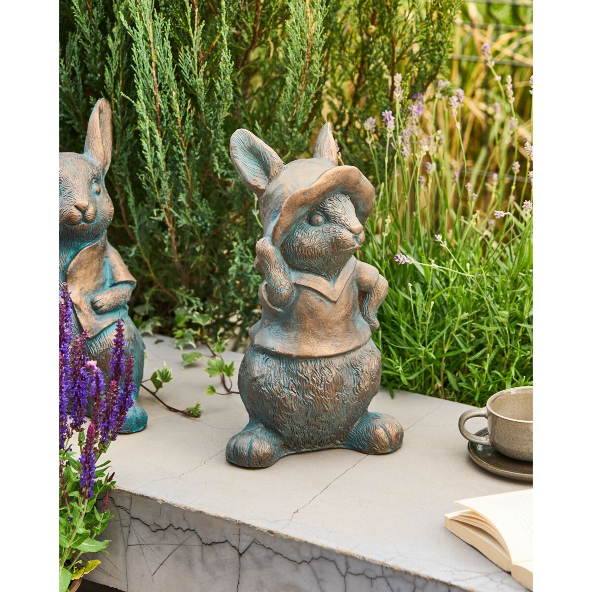 Figurka ogrodowa KONAKRY Królik Brązowy