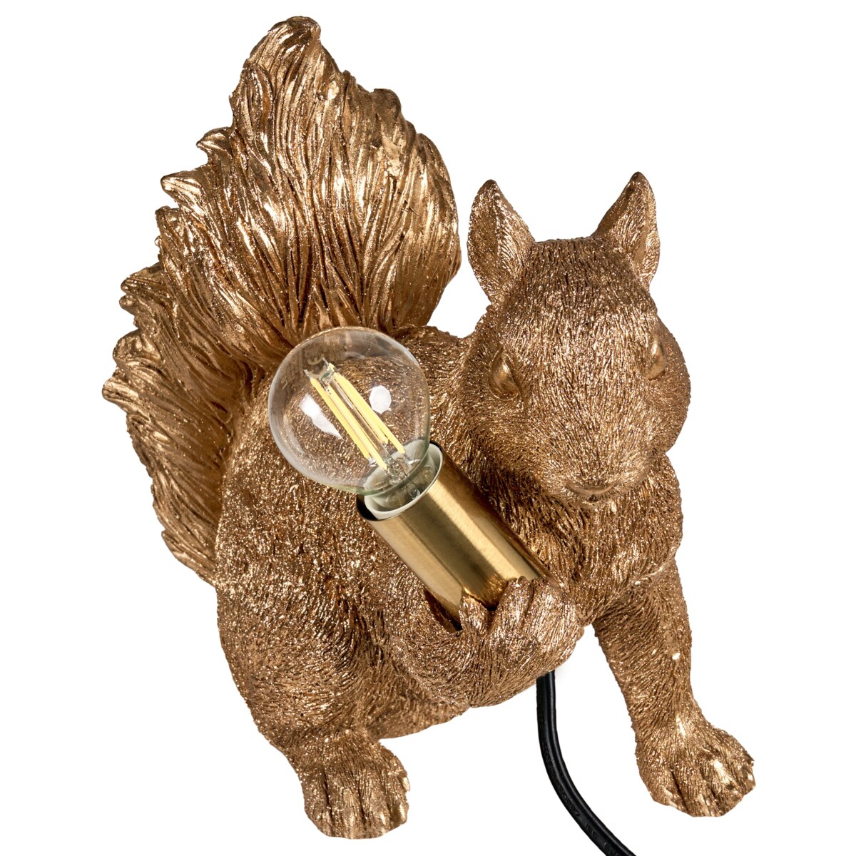 Lampa stołowa Wiewiórka PINOLI Złoty