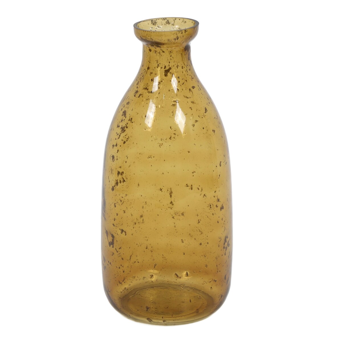 Szklana butelka nakrapiana, Ø 10 cm