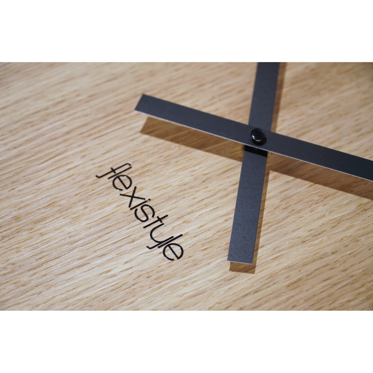 Drewniany zegar ścienny Wood Square 60cm