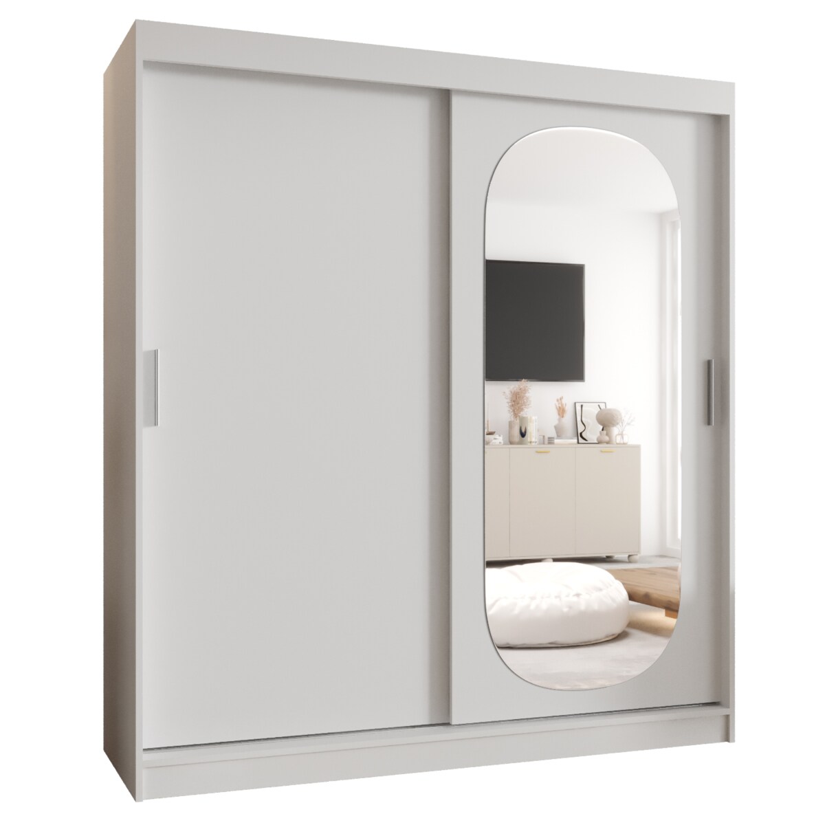 Szafa przesuwna ROYAL 180 biały