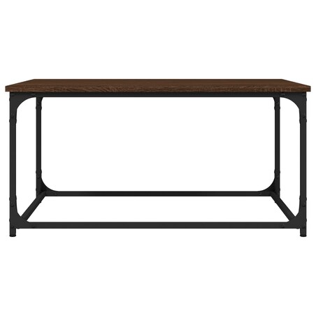 vidaXL Stolik kawowy, brązowy dąb, 80x50x40 cm