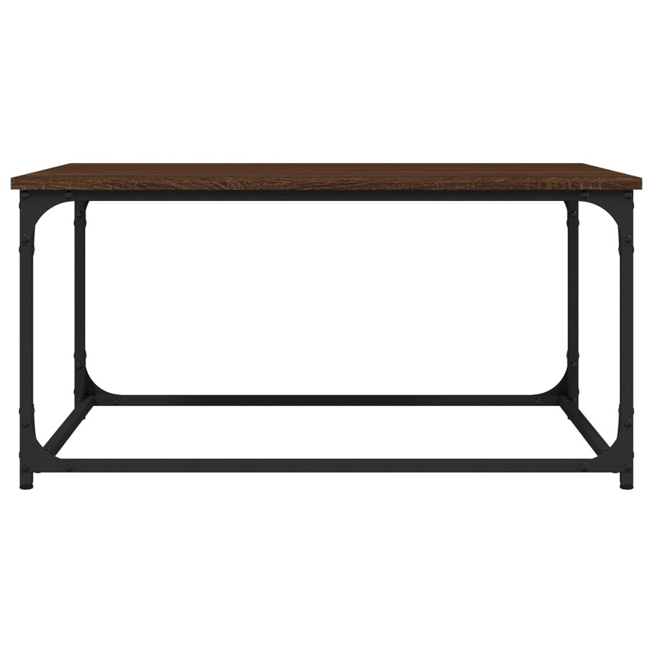 vidaXL Stolik kawowy, brązowy dąb, 80x50x40 cm