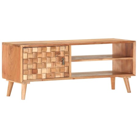 vidaXL Szafka pod TV, 100 x 30 x 40 cm, lite drewno akacjowe