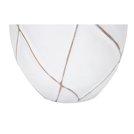 Lampa stołowa Lines, kolor bielony i brązowy, żywica syntetyczna i żelazo, 35 x 35 x 60 cm, 1 x E27, max. 40 W, do salonu i sypialni, Mauro Ferretti