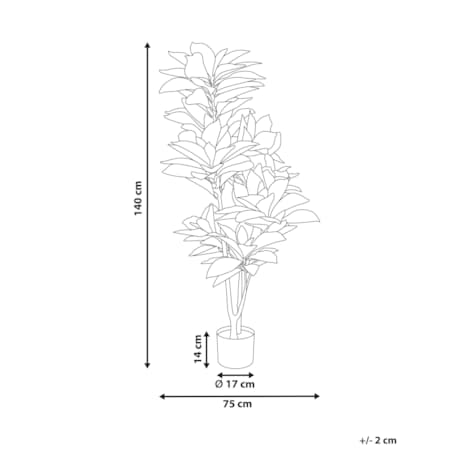 Sztuczna roślina doniczkowa 140 cm CODIAEUM