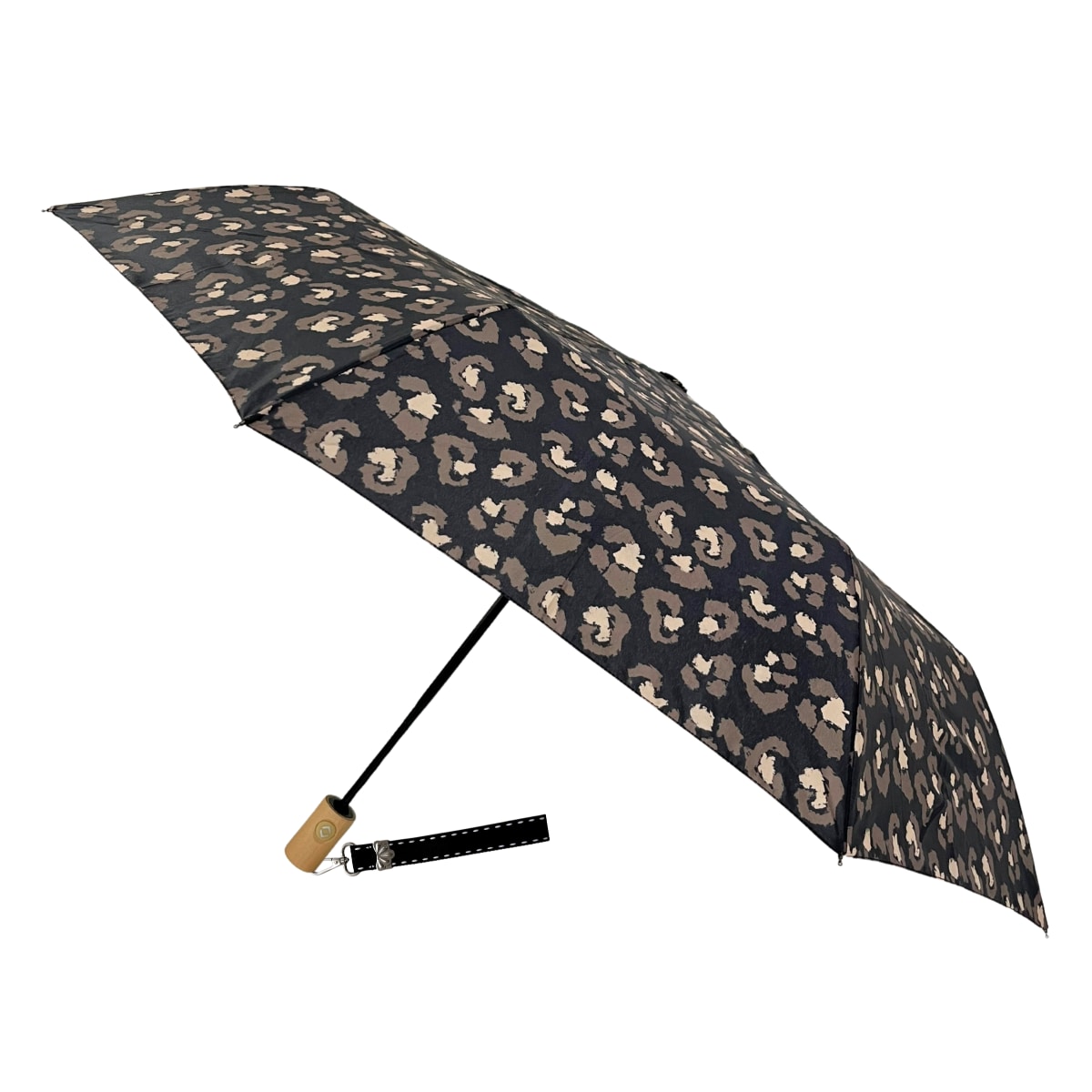 Składany parasol LEOPARD NOIR, automat