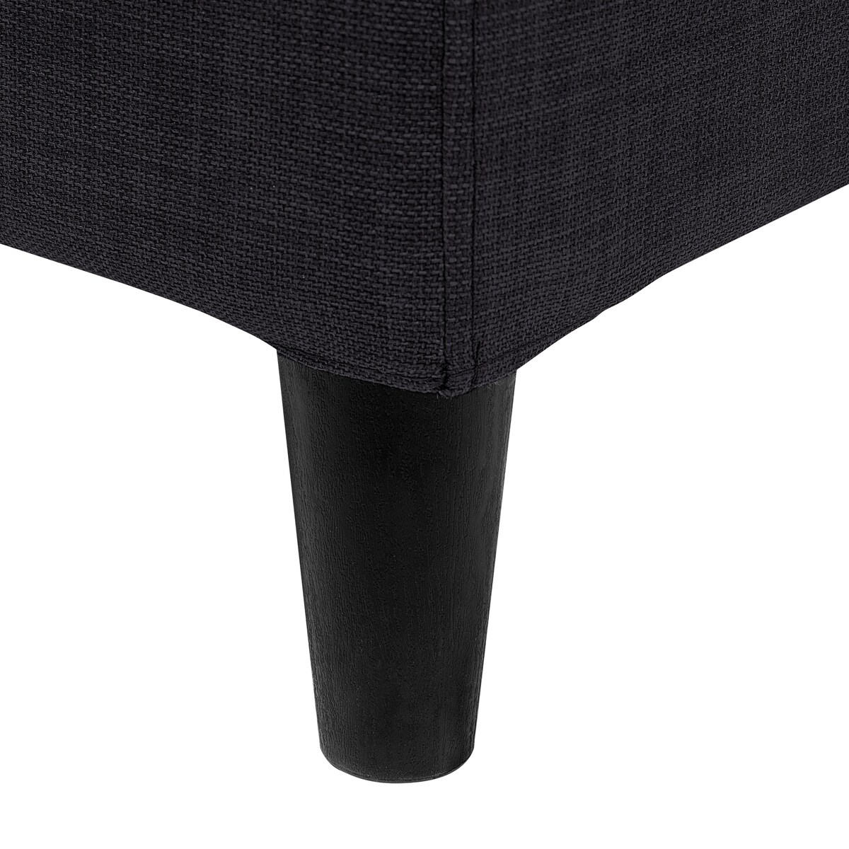 Łóżko LED FITOU 180 x 200 cm Czarny