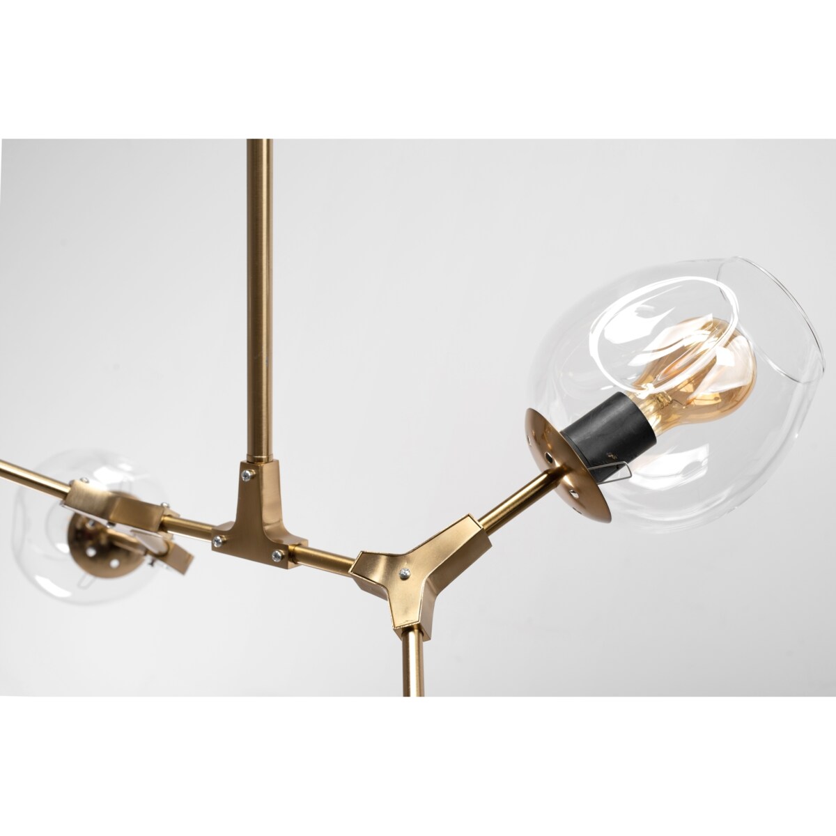 Lampa Sufitowa Nowoczesna Gold 5-Ramienna Złota