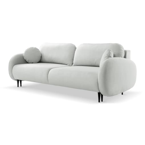 Nowoczesna sofa z funkcją spania SOFTI- SZARY