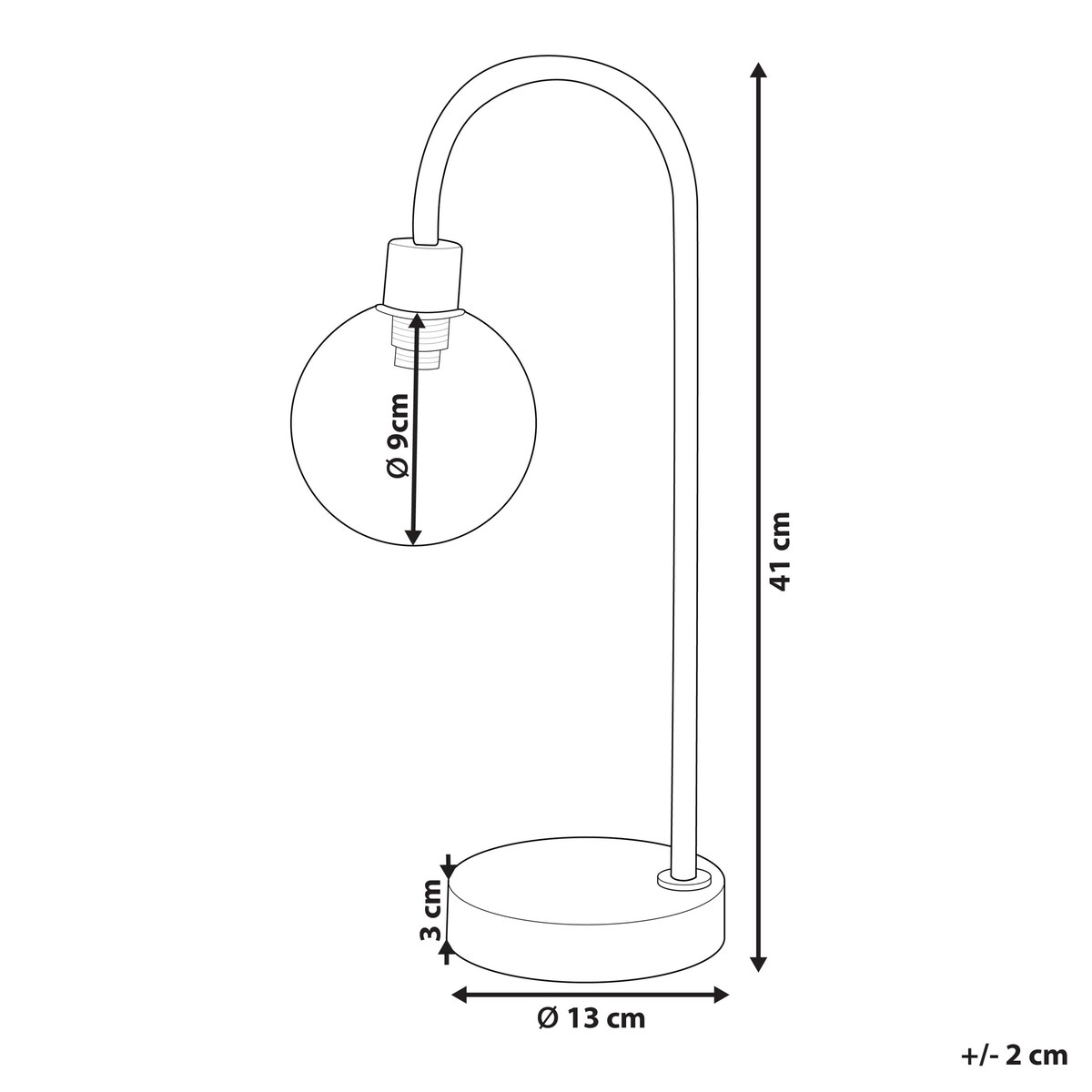 Lampa stołowa RAMIS Metal Srebrny