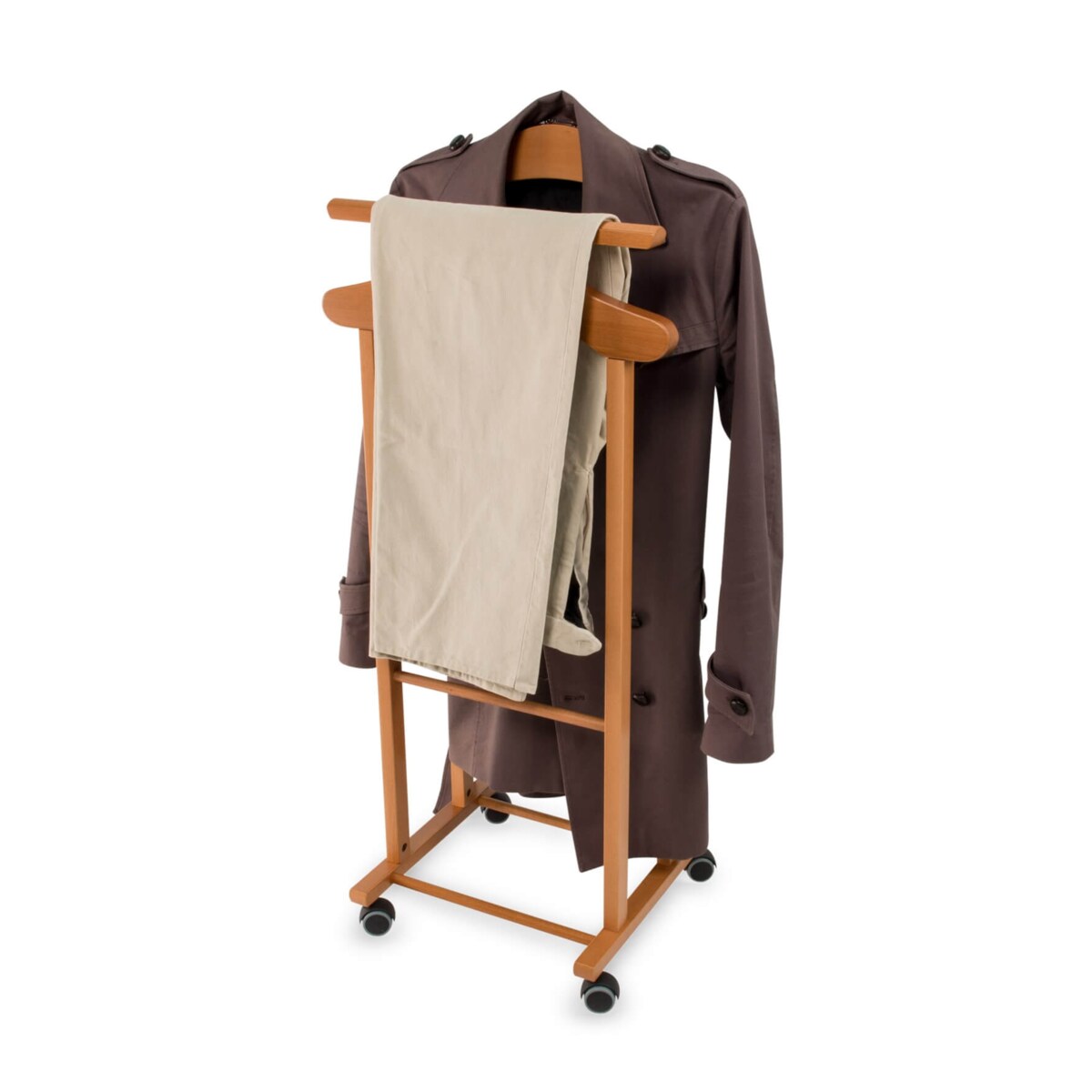 ARREDAMENTI TRENDY Wieszak do sypialni - 102 x 44 cm, brązowy