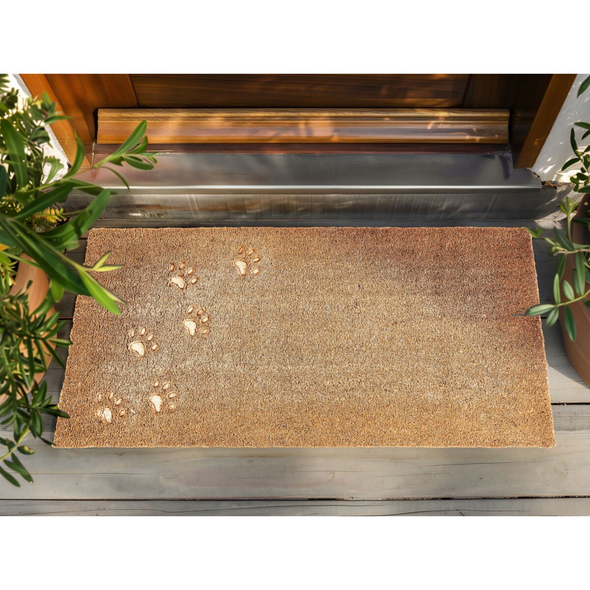 Wycieraczka TARLAC 55 x 120 cm Naturalny Włókno kokosowe