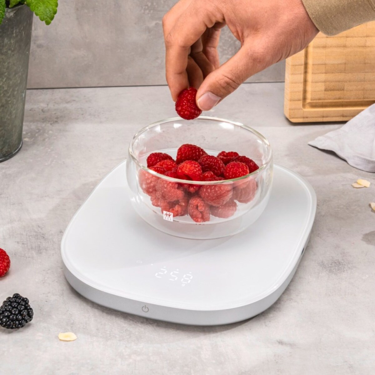 Waga cyfrowa z funkcją ładowania Zwilling Enfinigy - Biały