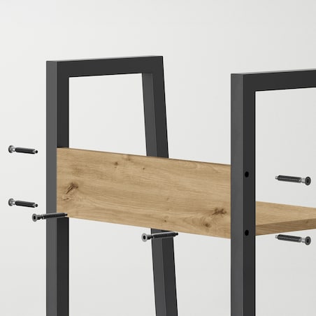 Regał drabinkowy Artisan, organizacyjny na książki, nowoczesny design