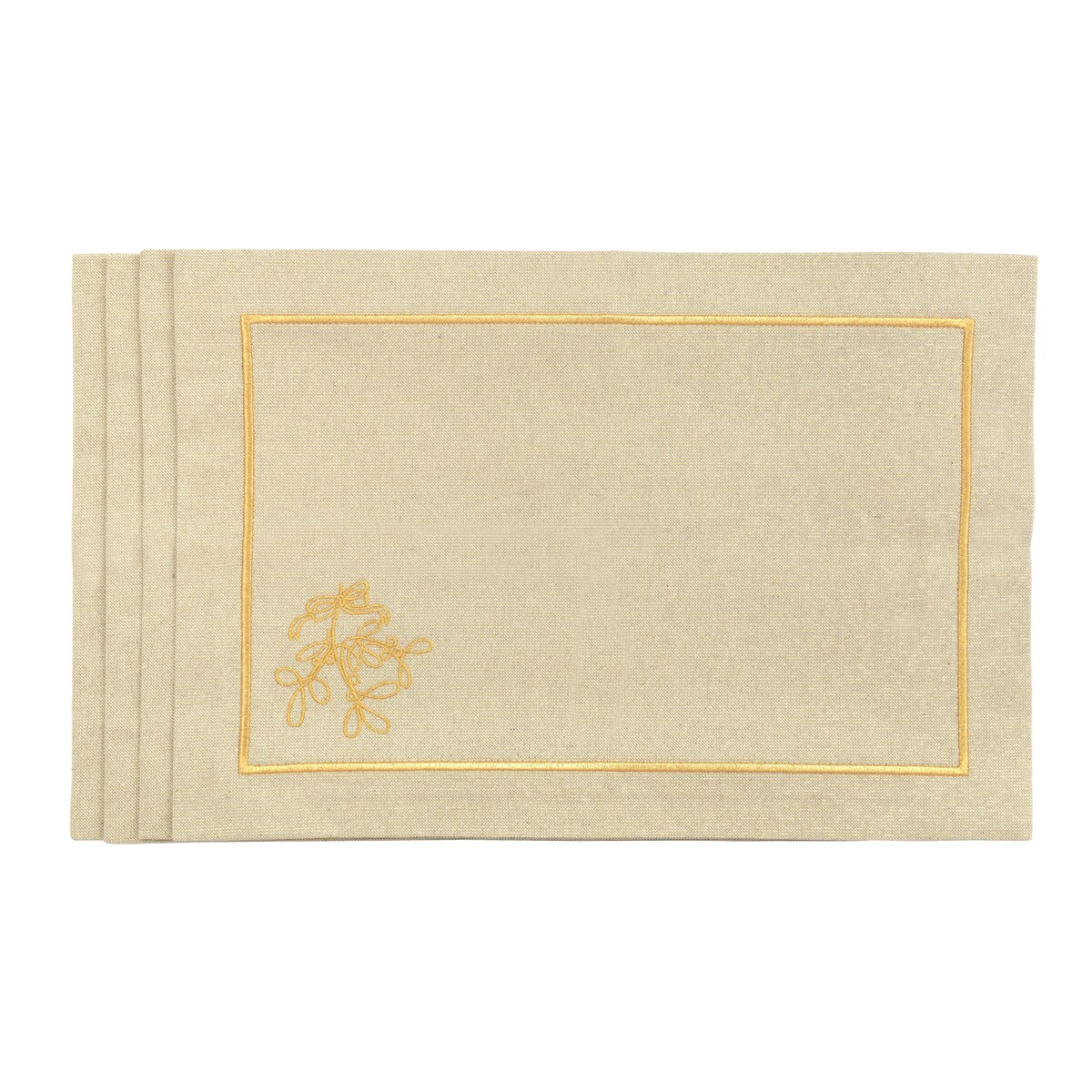 Podkładki Mistletoe Goldenline - 4 sztuki