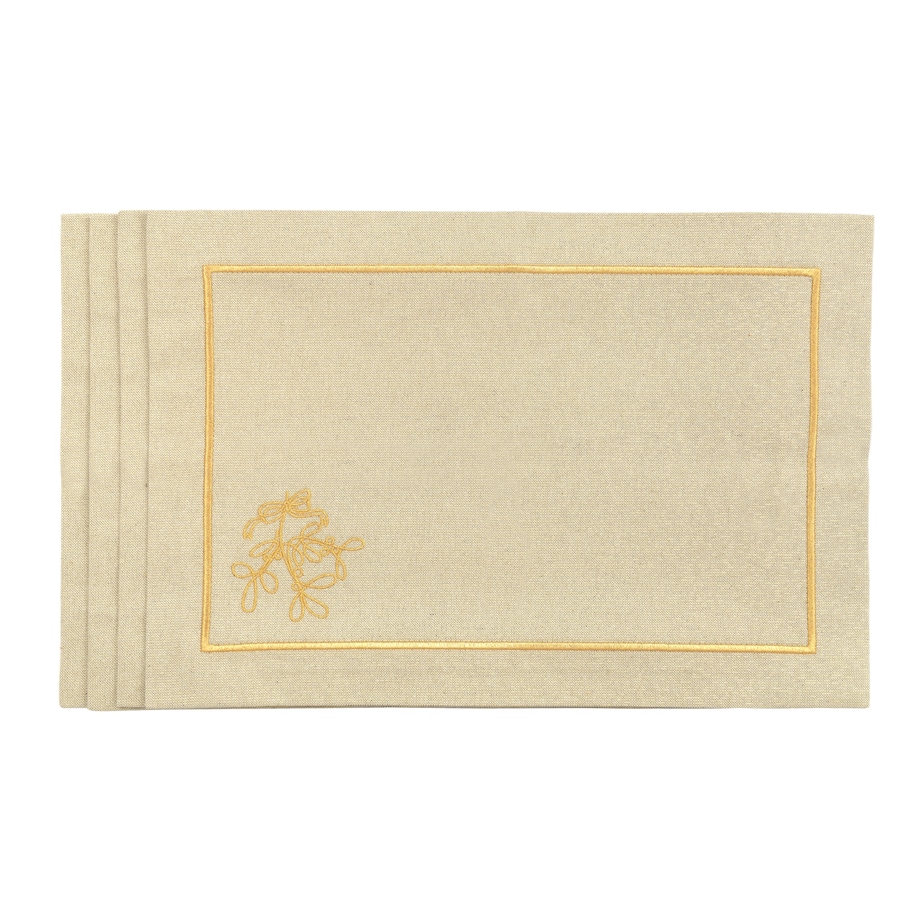 Podkładki Mistletoe Goldenline - 4 sztuki