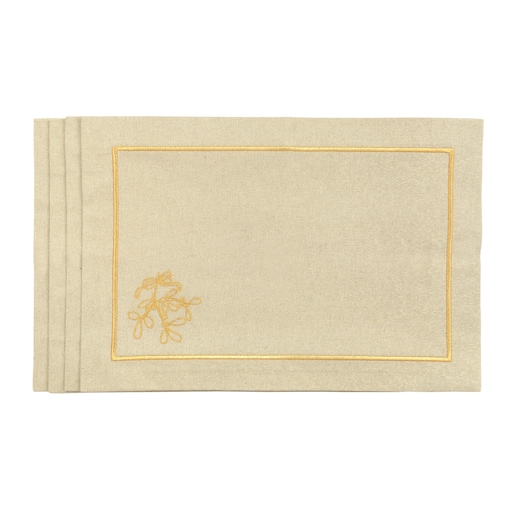 Podkładki Mistletoe Goldenline - 4 sztuki