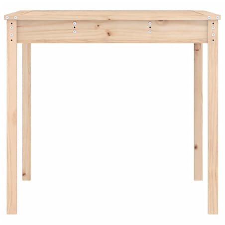 vidaXL Stolik ogrodowy, 121x82,5x76 cm, lite drewno sosnowe