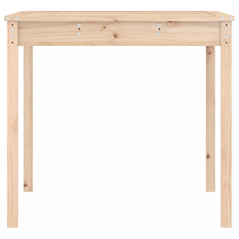 vidaXL Stolik ogrodowy, 121x82,5x76 cm, lite drewno sosnowe