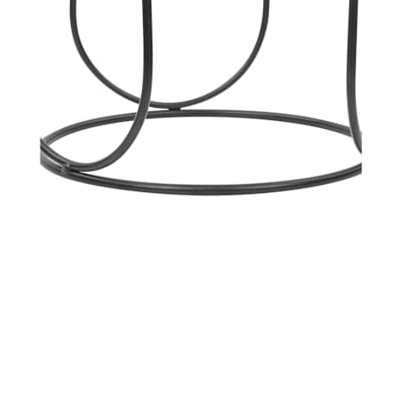 Świecznik metalowy 25 cm czarny PANAY