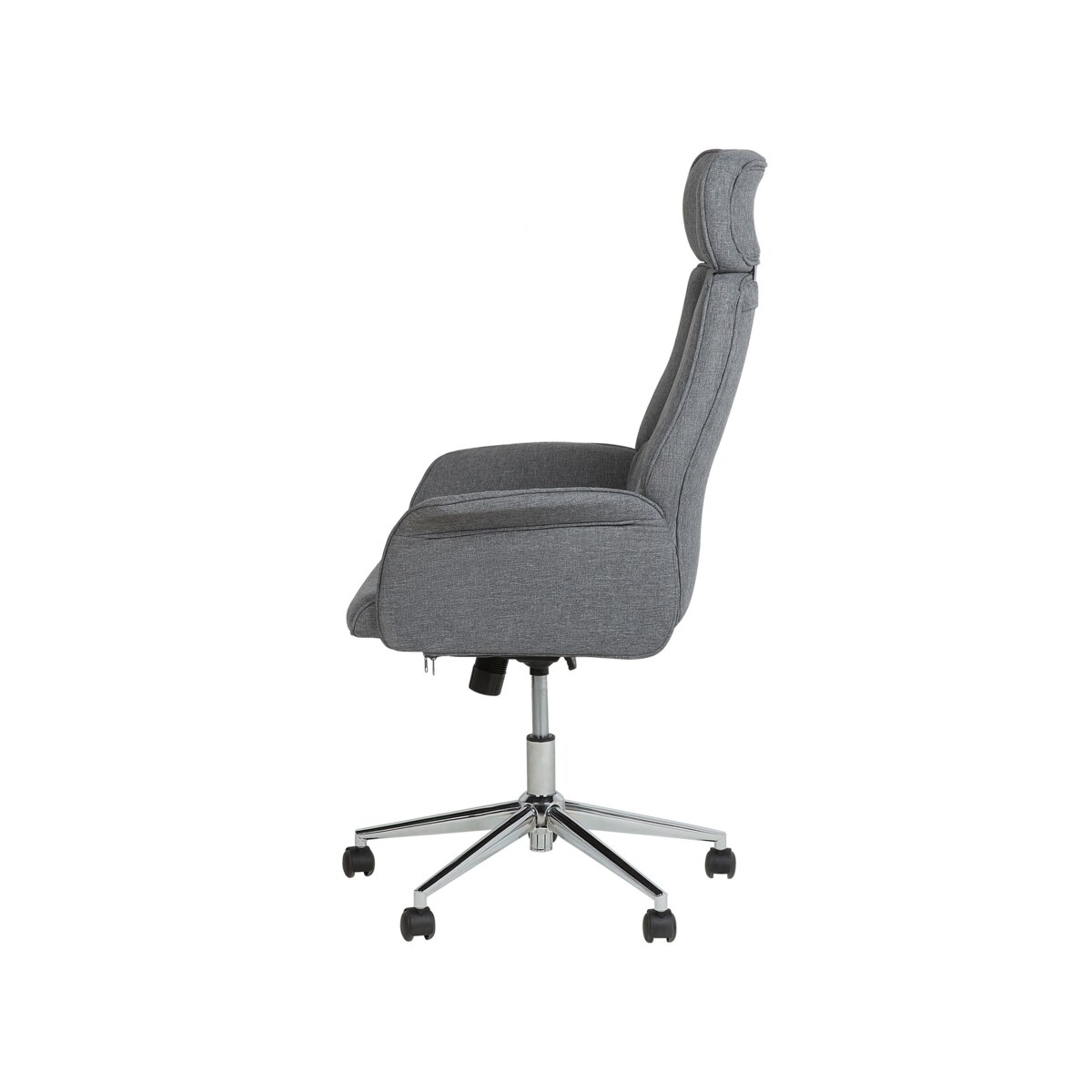 Krzesło biurowe regulowane szare PILOT