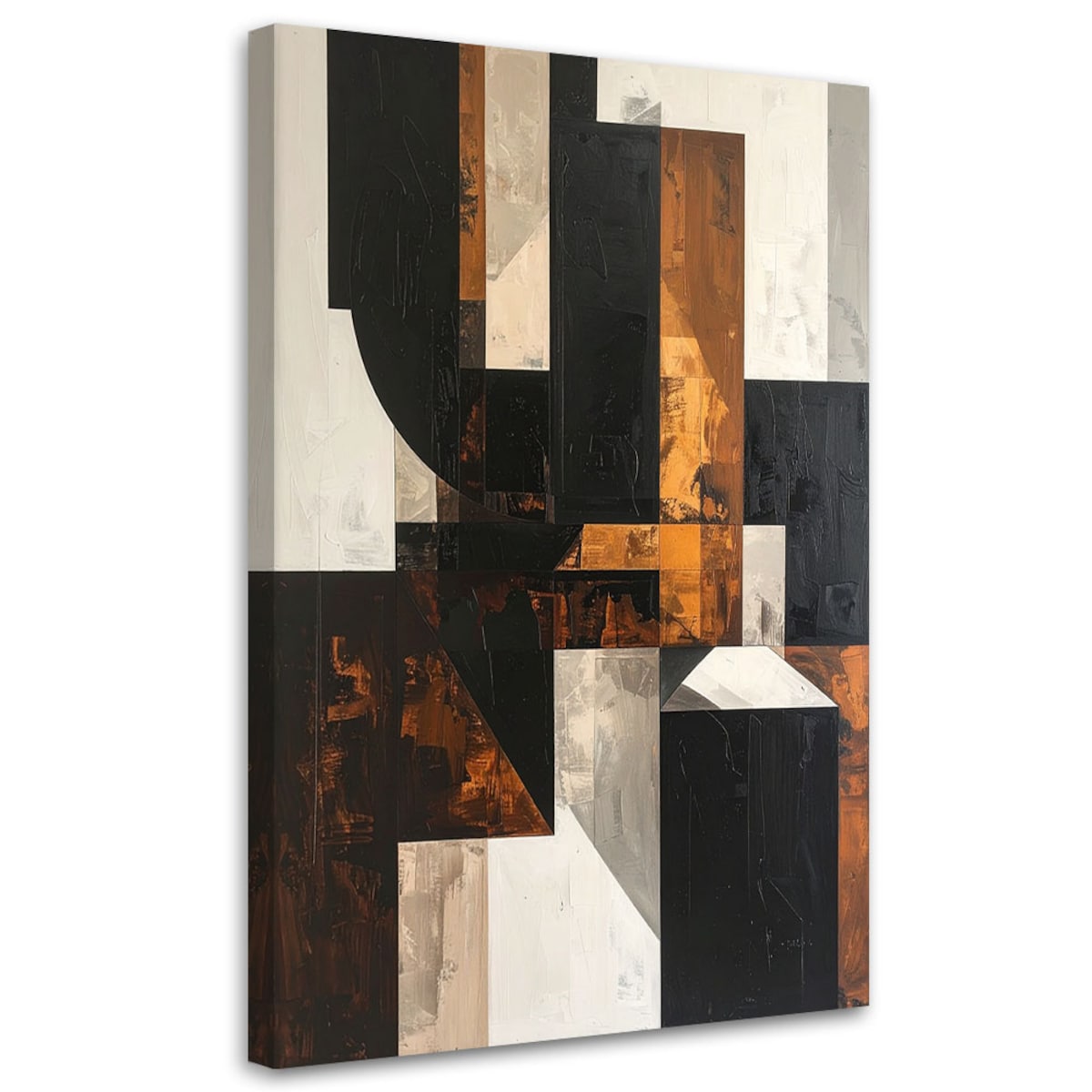 Obraz do salonu sypialni biura loftu, Abstrakcja tekstura brązowy