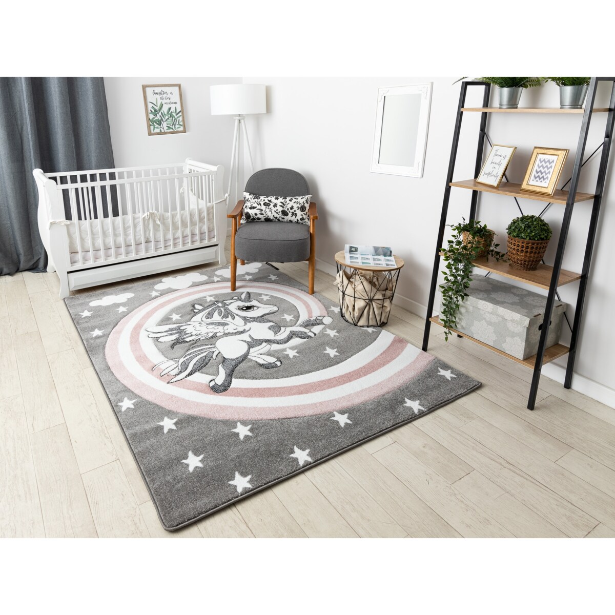 Dywan PETIT PONY KUCYK KONIK szary 160x220 cm