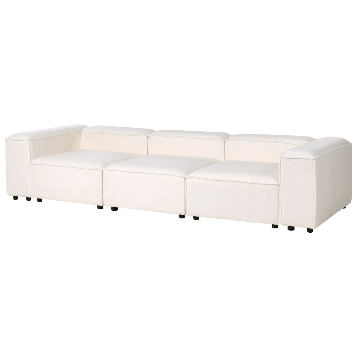 Sofa modułowa dla 3 osób ARDAL Boucle Złamana biel