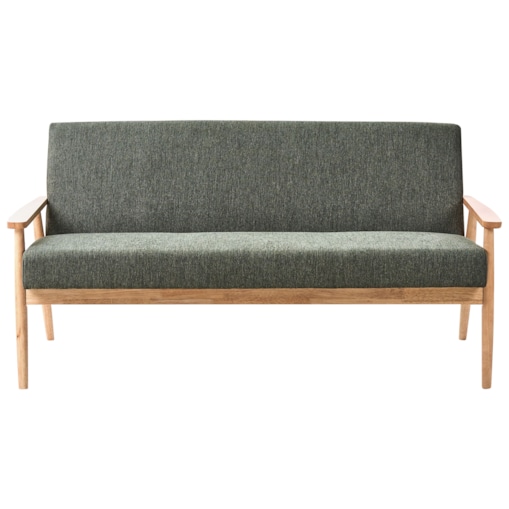 Sofa dla 3 osób ESRUM Jasny brąz/ zielony