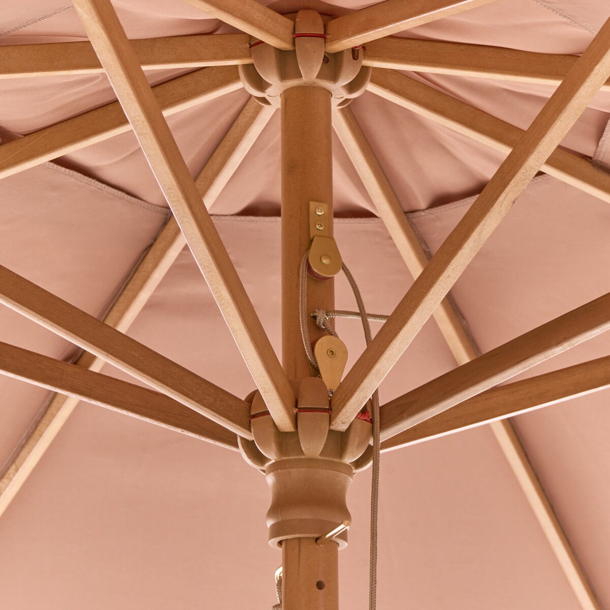Parasol ogrodowy 270 cm TOSCANA Brązowy