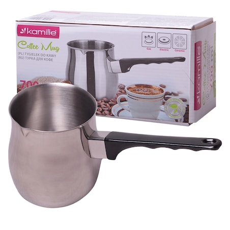 Stalowy tygielek do kawy po turecku 700ml KAMILLE