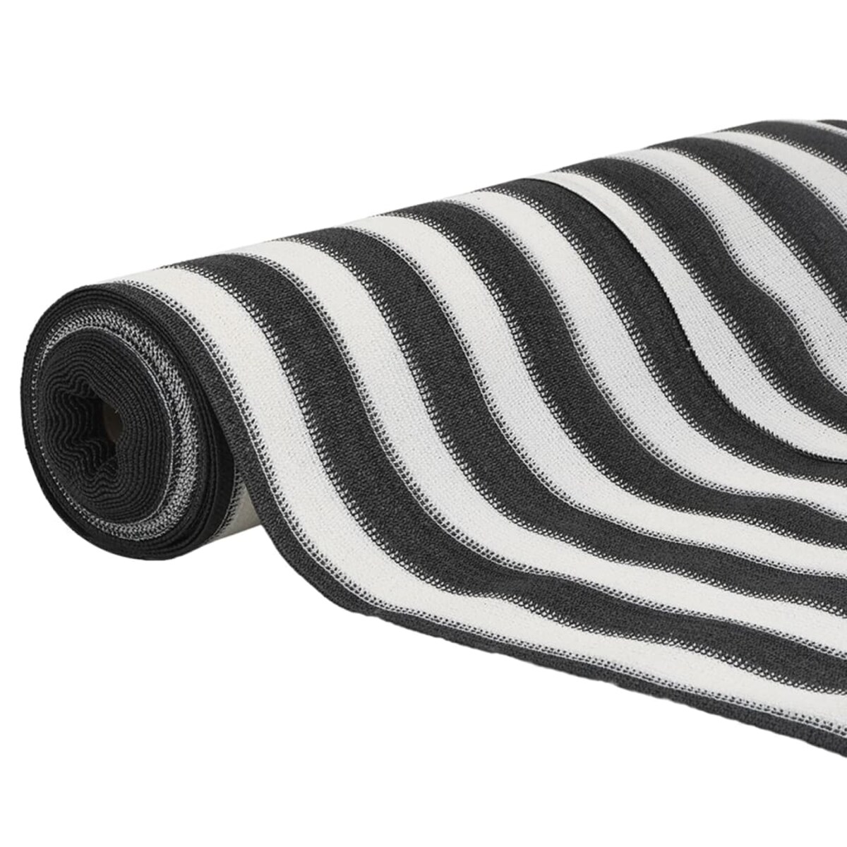 vidaXL Siatka cieniująca, antracytowo-biała, 1,2x25 m, HDPE, 75 g/m²