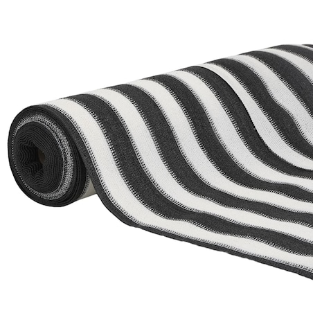vidaXL Siatka cieniująca, antracytowo-biała, 1,2x25 m, HDPE, 75 g/m²