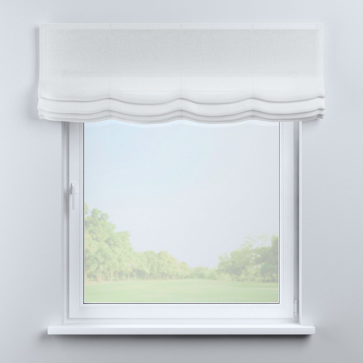 Roleta rzymska Wenecja 110x150 prześwitująca ecru