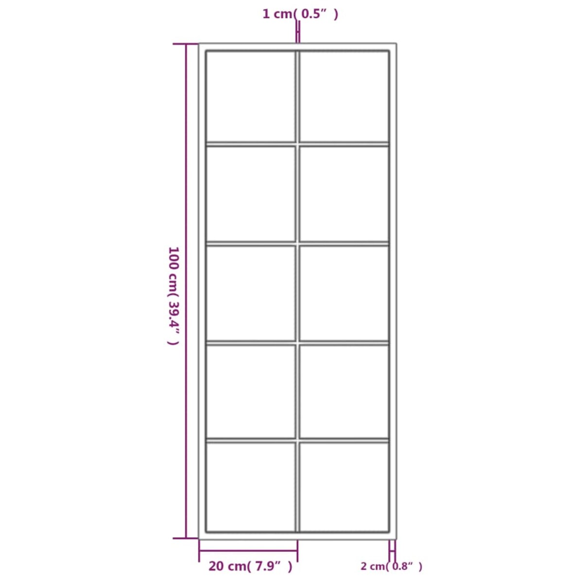 vidaXL Lustra ścienne, 2 szt., czarna rama, 100 x 40 cm, metal