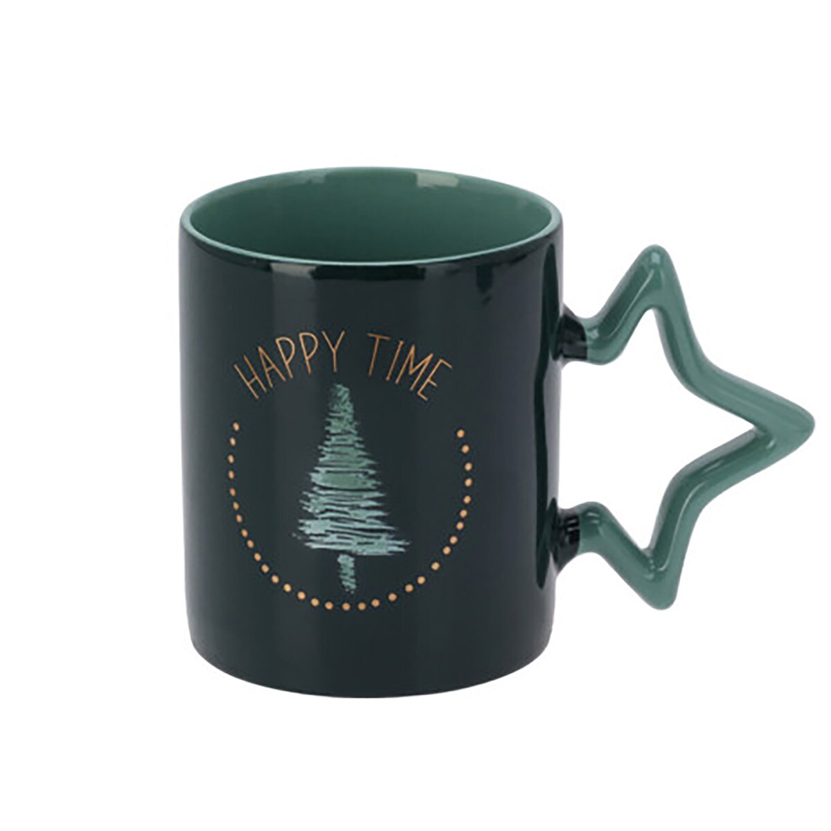 Kubek Z Uchem Świąteczny 380 Ml Porcelanowy Zimowy Świąteczny