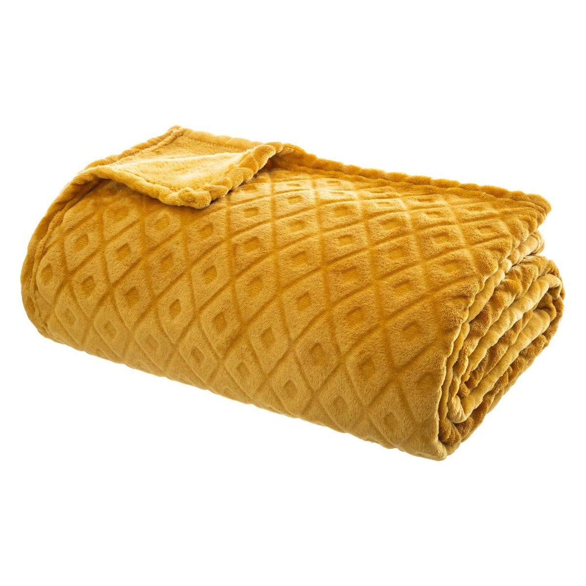 Miękki koc, kapa, narzuta na łóżko LOSAN, pled 3D, 180 x 230 cm