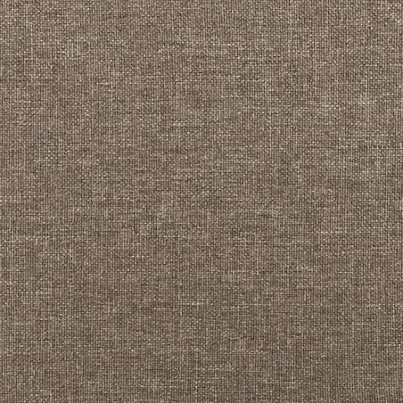 vidaXL Zagłówek uszak, taupe, 103x16x118/128 cm, tkanina
